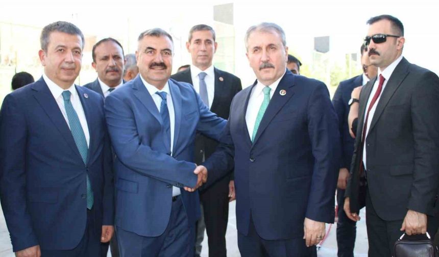 BBP Genel Başkanı Destici, kanaat önderi Arslan ile bir araya geldi