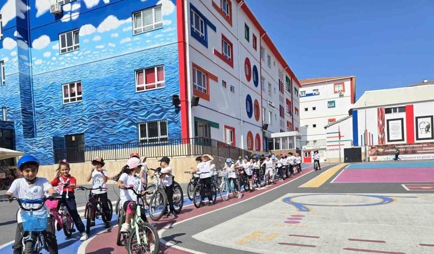 Beylikdüzü Büyükşehir İlkokulu’nda 3 Haziran’da ilk ders: Bisiklet