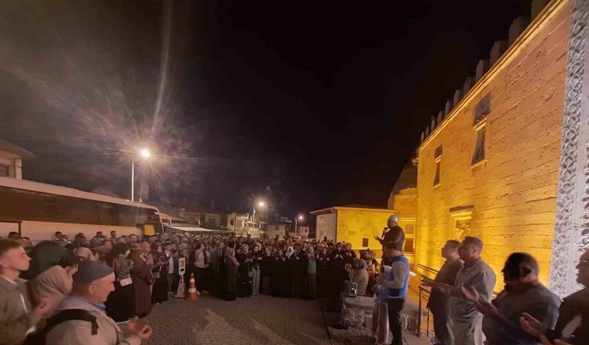 Beyşehir’de mukaddes topraklara yolculuk başladı