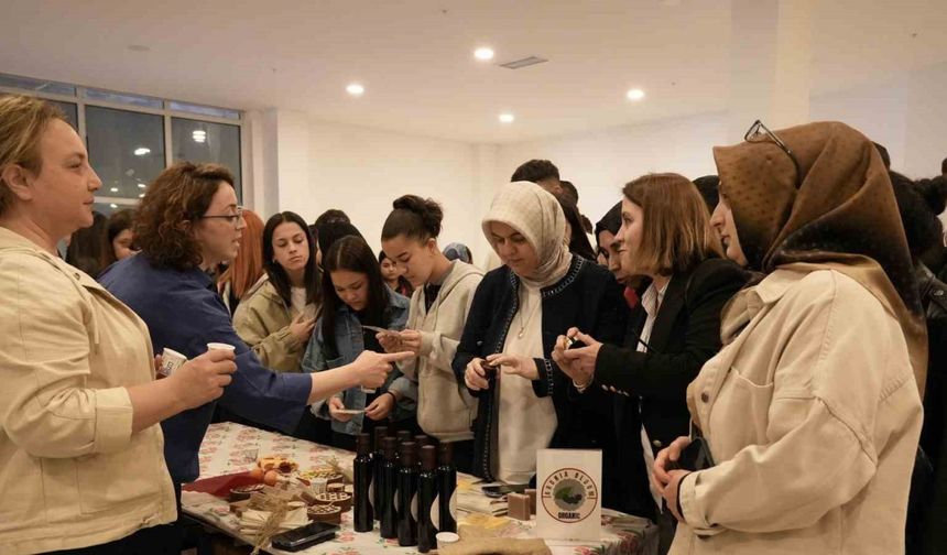 Bilim merkezi doğal ürünlere ev sahipliği yaptı