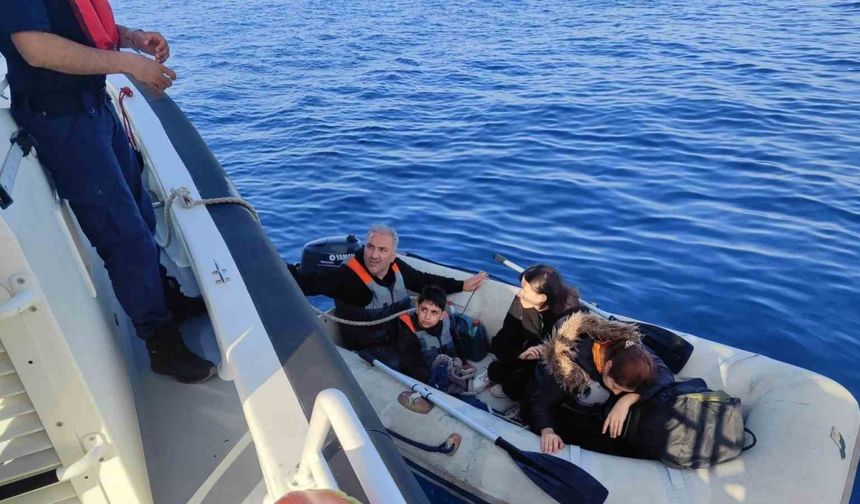 Bodrum’da 2’si çocuk 4 düzensiz göçmen yakalandı