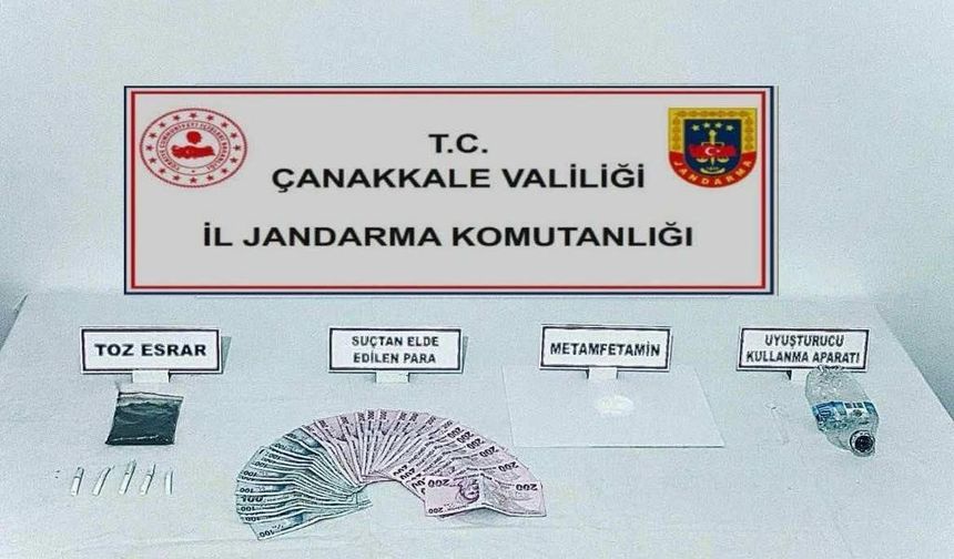 Çanakkale’de düzenlenen uyuşturucu operasyonunda 2 kişi tutuklandı