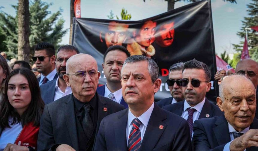 CHP Genel Başkanı Özel: "Deniz Gezmiş’in durduğu yerde durmaya devam ediyoruz"