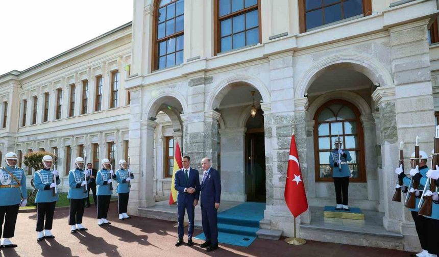 Cumhurbaşkanı Erdoğan, İspanya Başbakanı Pedro Sanchez’i kabul etti