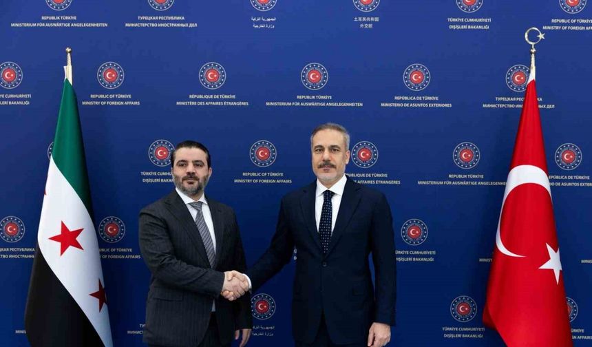 Dışişleri Bakanı Fidan, Suriyeli mevkidaşıyla bir araya geldi