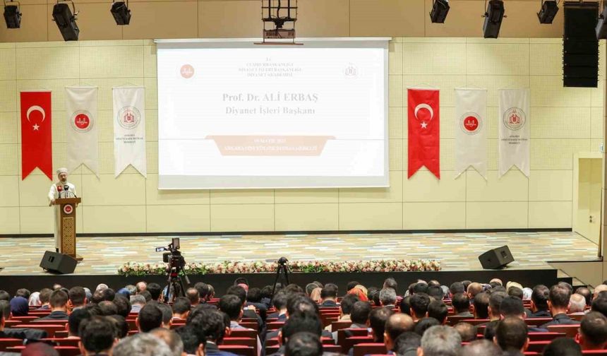 Diyanet İşleri Başkanı Erbaş: "Diyanet Akademisi, eğitim öğretim hizmetlerimizi daha ileri bir noktaya taşıyacak"