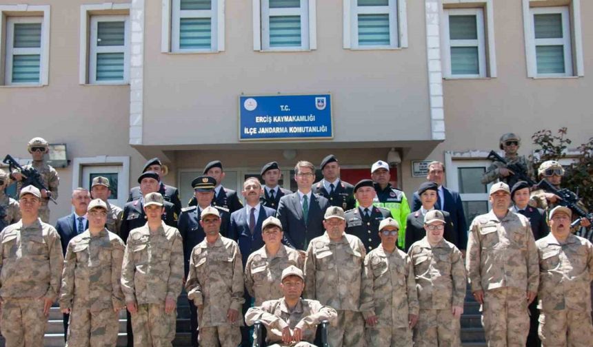 Erciş’te temsili askerlik töreni düzenlendi