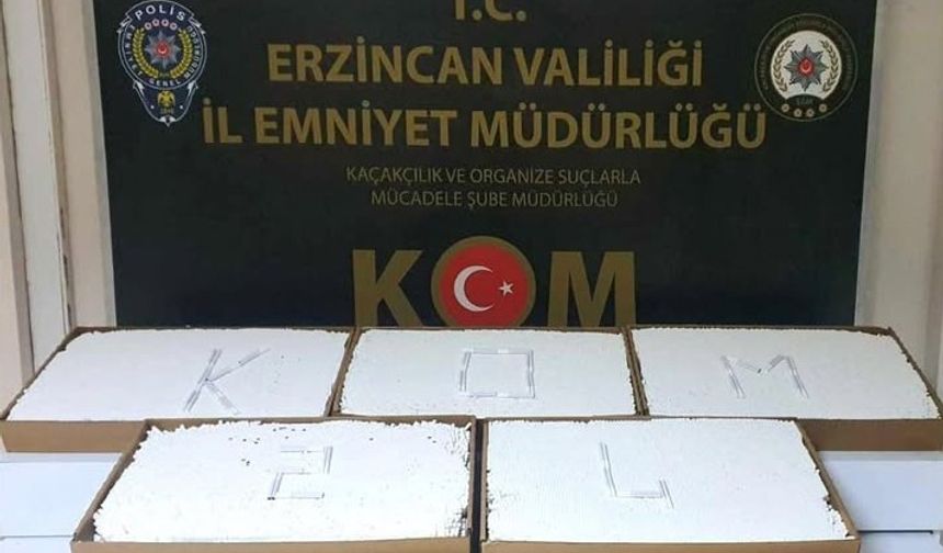 Erzincan’da 25 bin dal kaçak makaron ele geçirildi