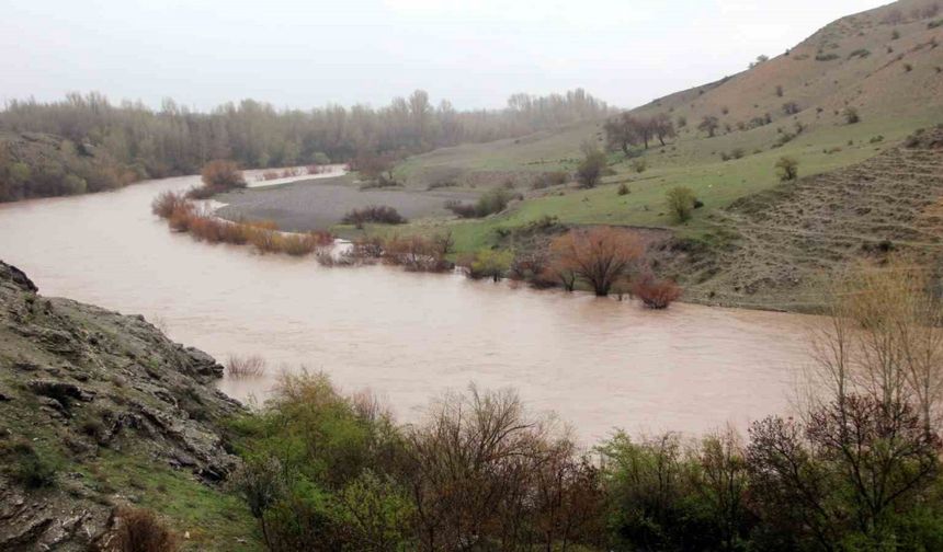 Erzincan’da Karasu ve Fırat Nehri’nin debisi arttı