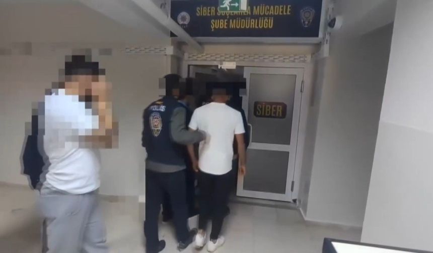 Erzincan’da siber suç operasyonunda 9 şüpheli yakalandı