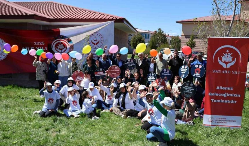 Erzurum’da engelli şenliği renkli görüntülere sahne oldu