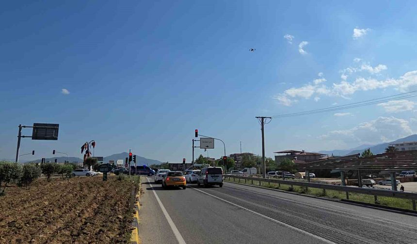 Gaziantep’te "Sıfır Kaza, Sıfır Ceza" amacıyla dronlarla trafik denetimi yapıldı