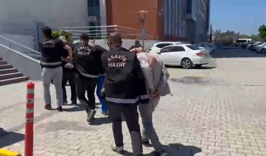 Hatay’da asayiş operasyonu;10 tutuklama
