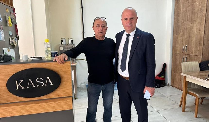 Hız kesmeden esnaf ziyaretleri devam ediyor