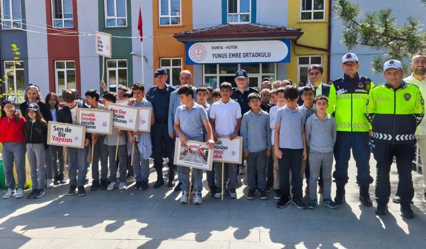 Hüyük’te Karayolu Trafik Haftası etkinlikleri
