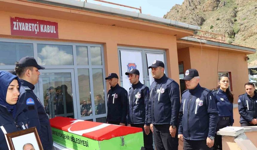 İnfaz ve koruma memuruna hüzünlü veda