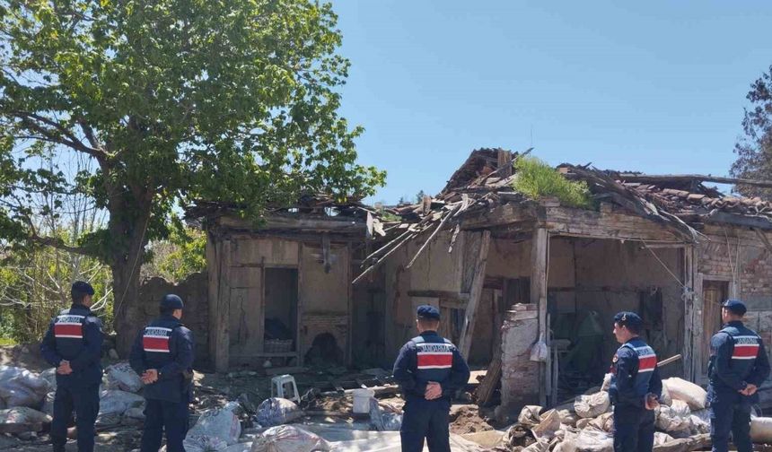 Kaçak kazı Roma mozağini ortaya çıkarttı