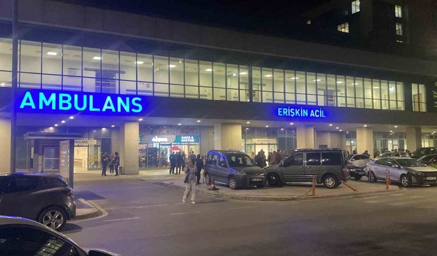 Karnından vurulan kadın hastaneye kaldırıldı