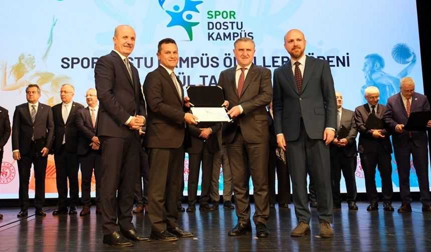 Kastamonu Üniversitesi’ne ’spor dostu kampüs’ unvanı