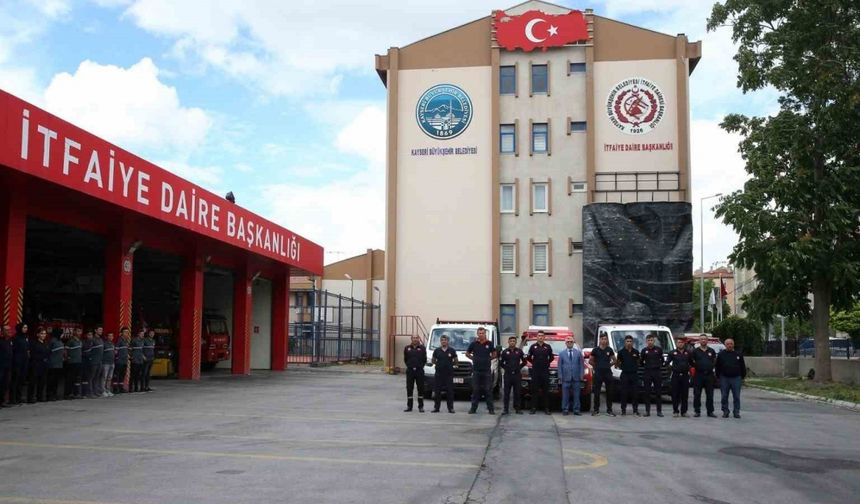 Kayseri İtfaiyesi, bir ayda 567 olaya müdahale etti