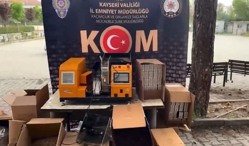Kayseri’de 70 kilo kaçak tütün yakalandı