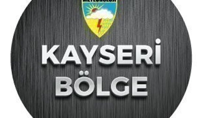 Kayseri’ye şiddetli yağış uyarısı