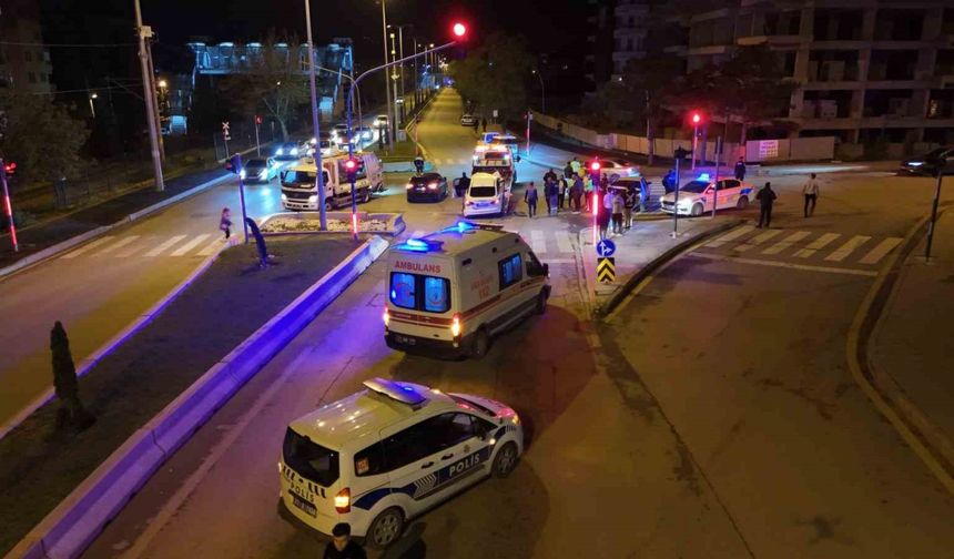 Kırıkkale’de zincirleme trafik kazası: 2 yaralı
