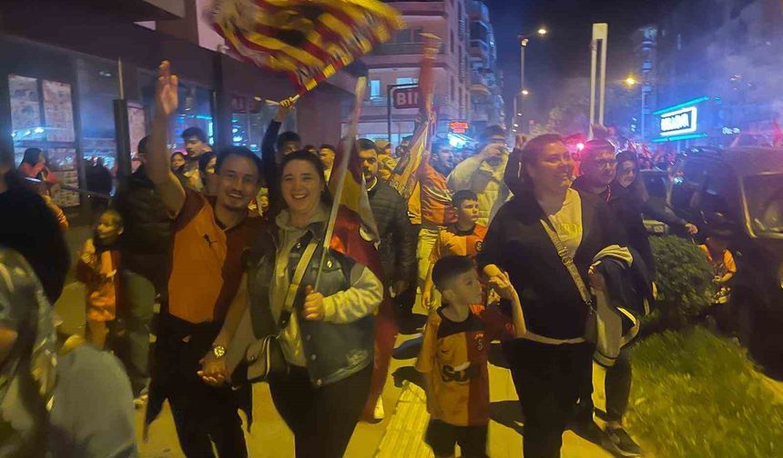 Kula’da Galatasaray coşkusu