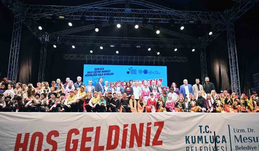 Kumluca’da halk oyunları şöleni festivale renk kattı