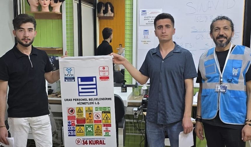 Malatya’da Mesleki Yeterlilik Sınavı başarıyla gerçekleştirildi