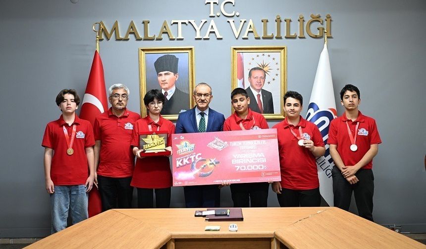 Malatyalı genç yetenekler başarılarını Vali Yavuz’la paylaştı