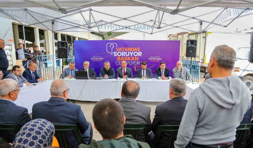 Meram’ın mahallelerinde hizmet seferberliği sürüyor