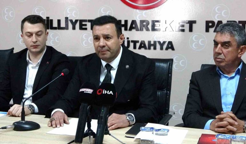 MHP Kütahya İl Başkanı Selçuk Alıç: "Kütahya Belediyesi 34 kişiyi işten çıkardı"