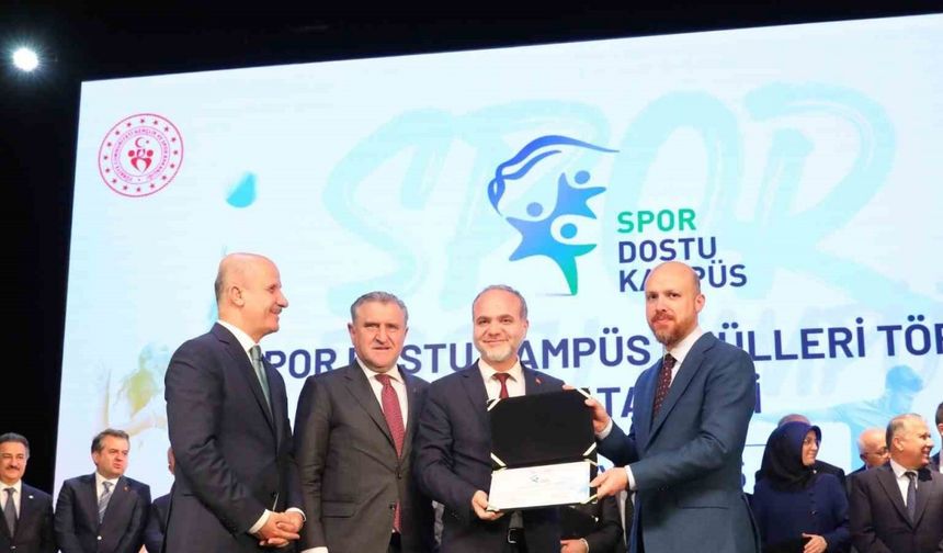 NÖHÜ, Türkiye’nin ilk "Spor Dostu Kampüs" unvanı alan üniversitelerinden oldu