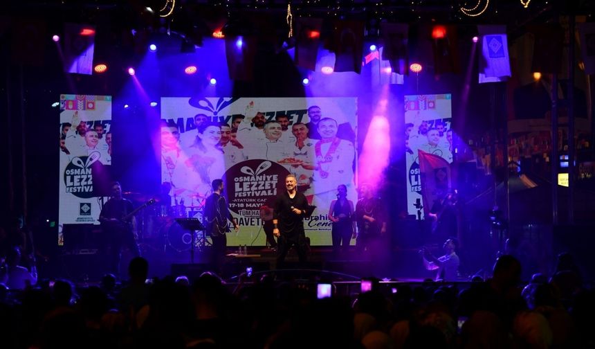 Osmaniye Lezzet Festivali Turgay Başyayla konseriyle zirve yaptı
