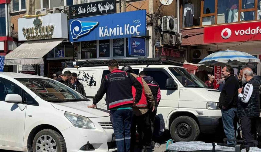 Otomobil ile motosiklet çarpıştı; 1 yaralı
