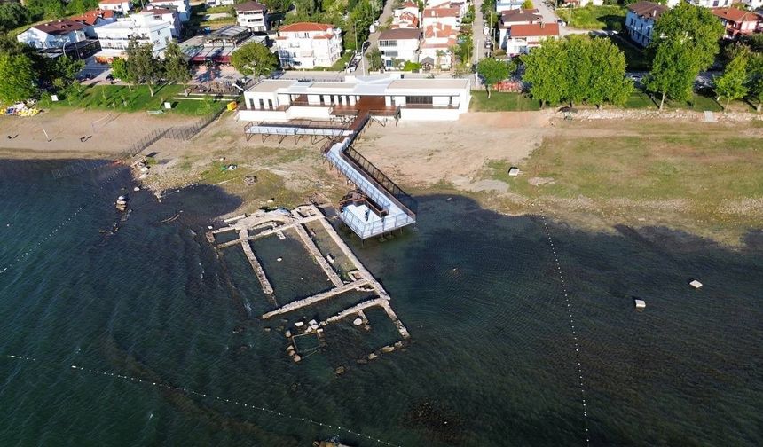 Papa 14. Leo’nun ziyaret edeceği İznik’teki tarihi Bazilika havadan görüntülendi