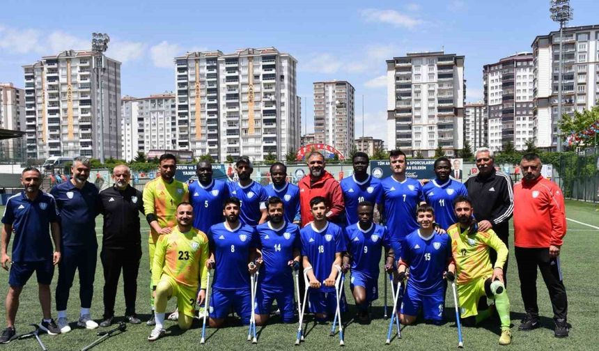 Şahinbey Ampute şampiyonluğa koşuyor: 7-1
