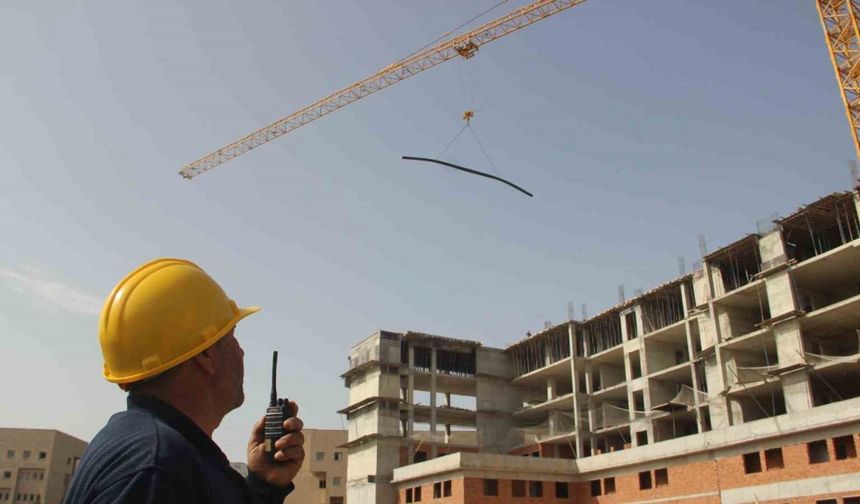 Şanlıurfa’da inşaat işçileri 1 Mayıs’ta da mesaide