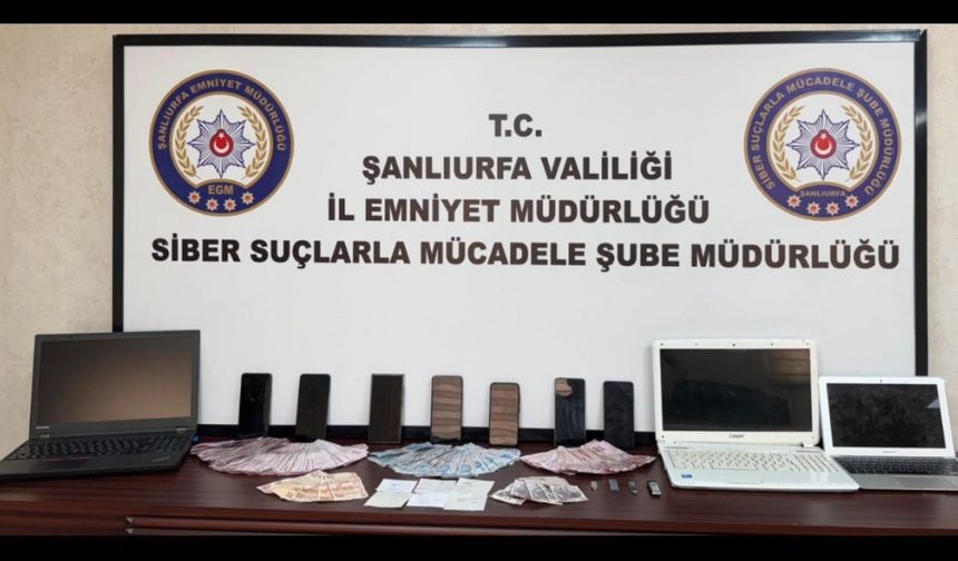 Şanlıurfa’da yasa dışı bahis operasyonunda 2 tutuklama
