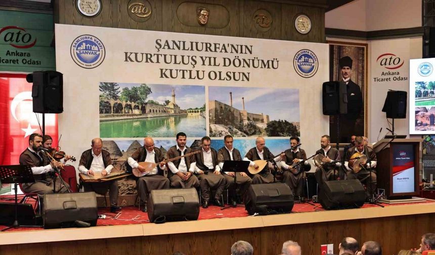 Şanlıurfa’nın 105 yıllık kurtuluş gururu başkentte yaşatıldı