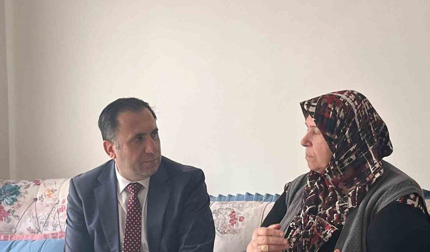 Şehit ailelerine vefa ziyareti