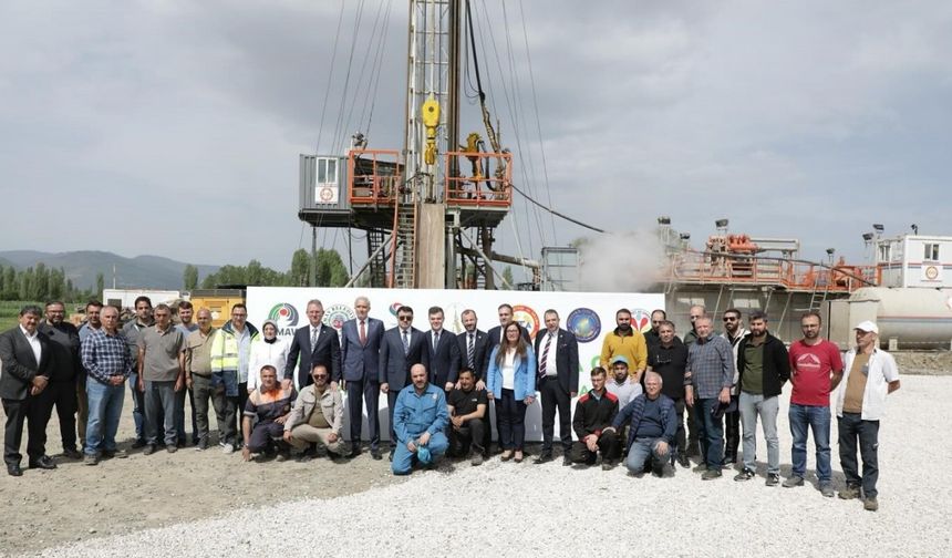 Simav’da ikinci jeotermal su kuyusu devreye alındı