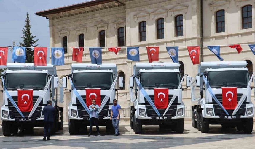 Sivas Belediyesi araç filosuna güç kattı