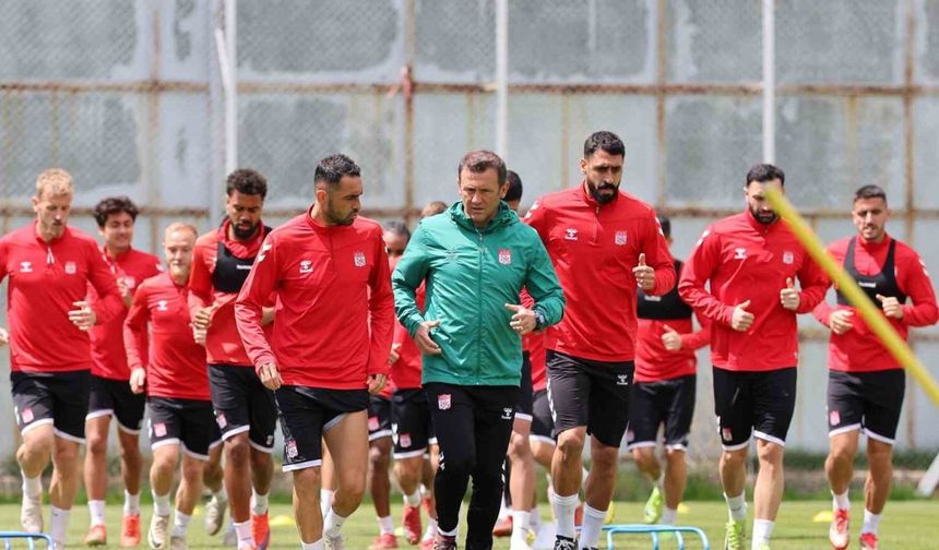 Sivasspor, Samsunspor maçı hazırlıklarını sürdürüyor