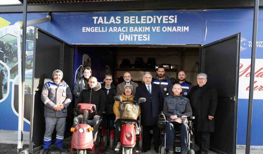 Talas’ta engellilerin yüzünü güldüren tesis