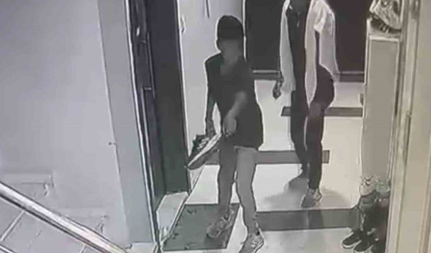 Tekirdağ’da çocuk hırsızlar zıplayarak kaçtı