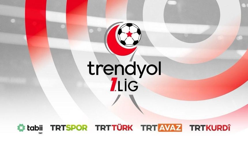Trendyol 1. Lig’de Süper Lig bileti ve kümede kalma mücadelesi TRT ekranlarında