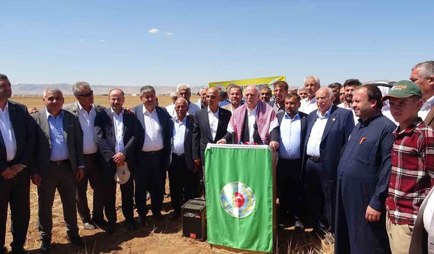 TZOB Genel Başkanı Bayraktar, Mardin’de çiftçilerle buluştu