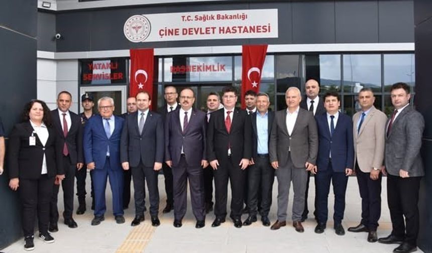 Vali Canbolat, Çine Devlet Hastanesi yeni hizmet binasında incelemelerde bulundu